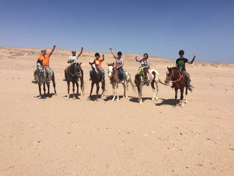 Horse Riding And Swiming Withe Tha Hourse